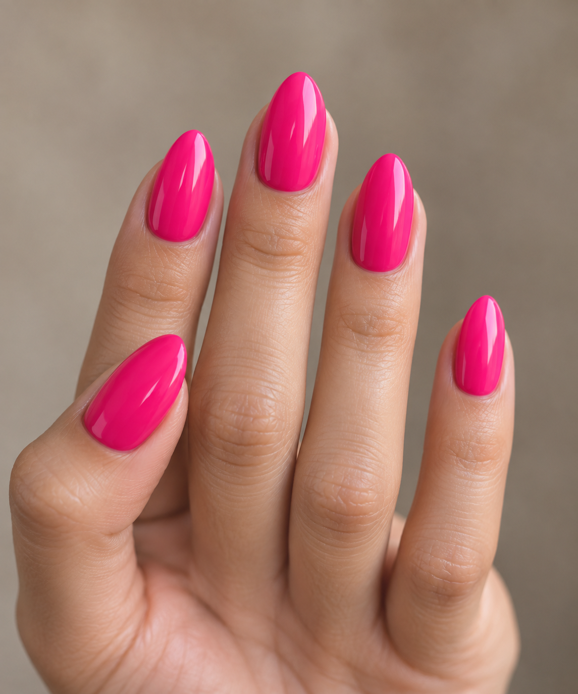 Bright pink almond set