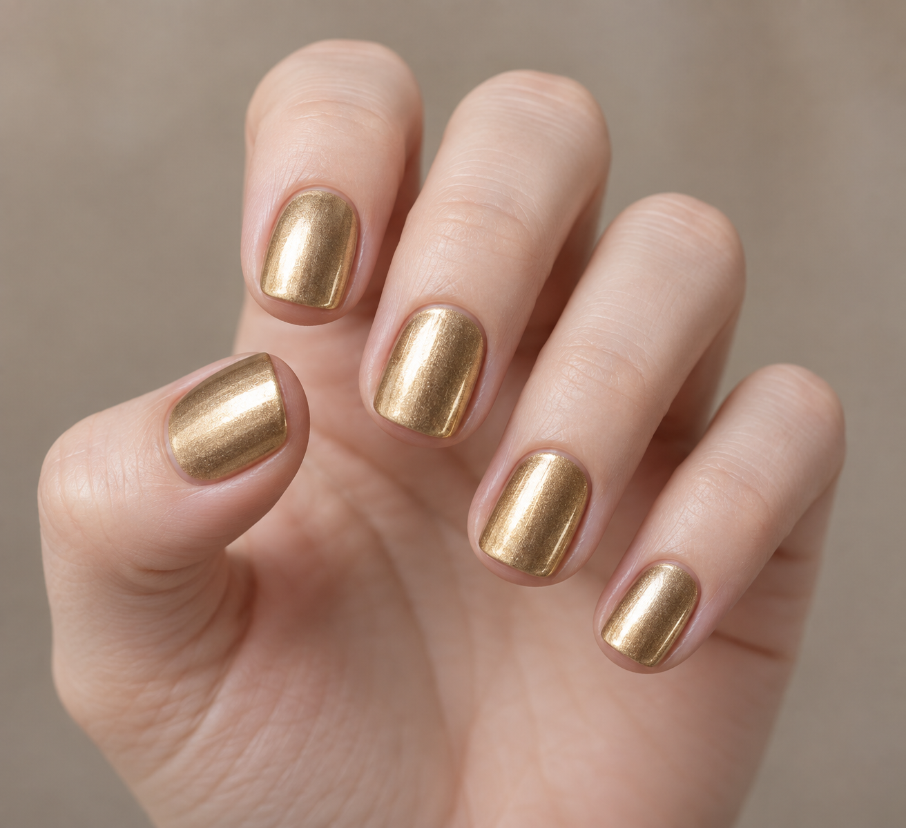 Short gold square set