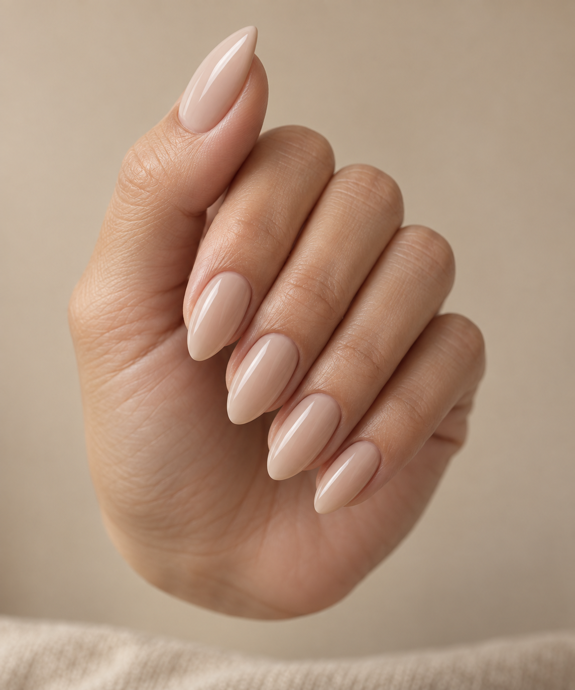Bridesmaid nude almond set