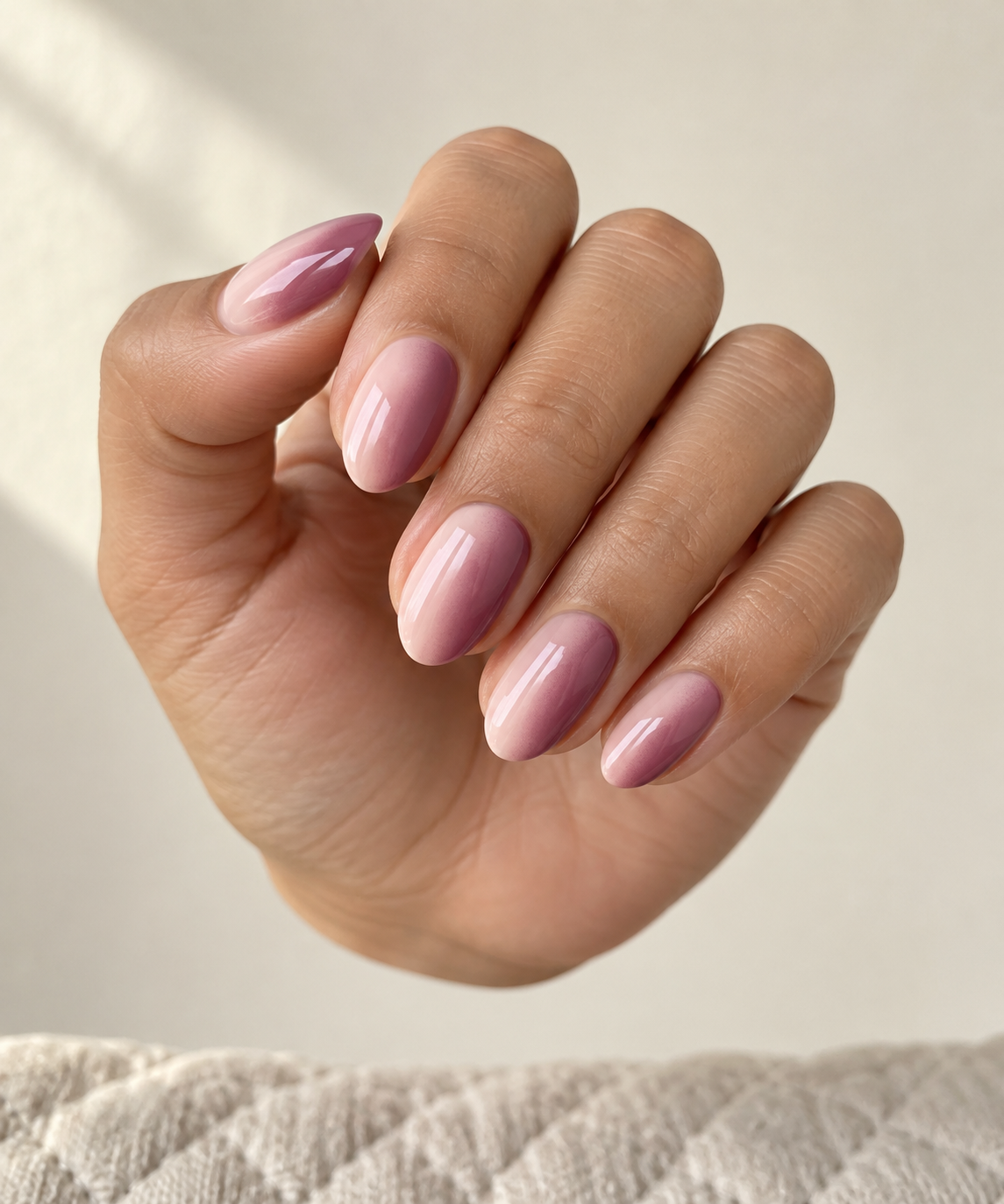 Vertical ombre nails