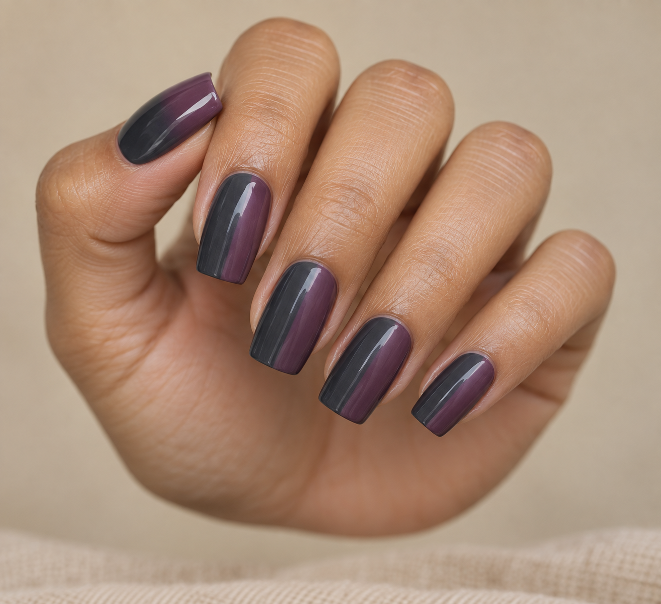 Vertical blend manicure