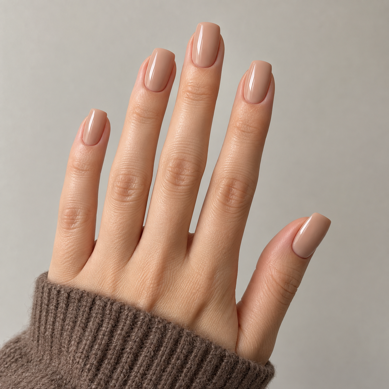 Classic square classy nails