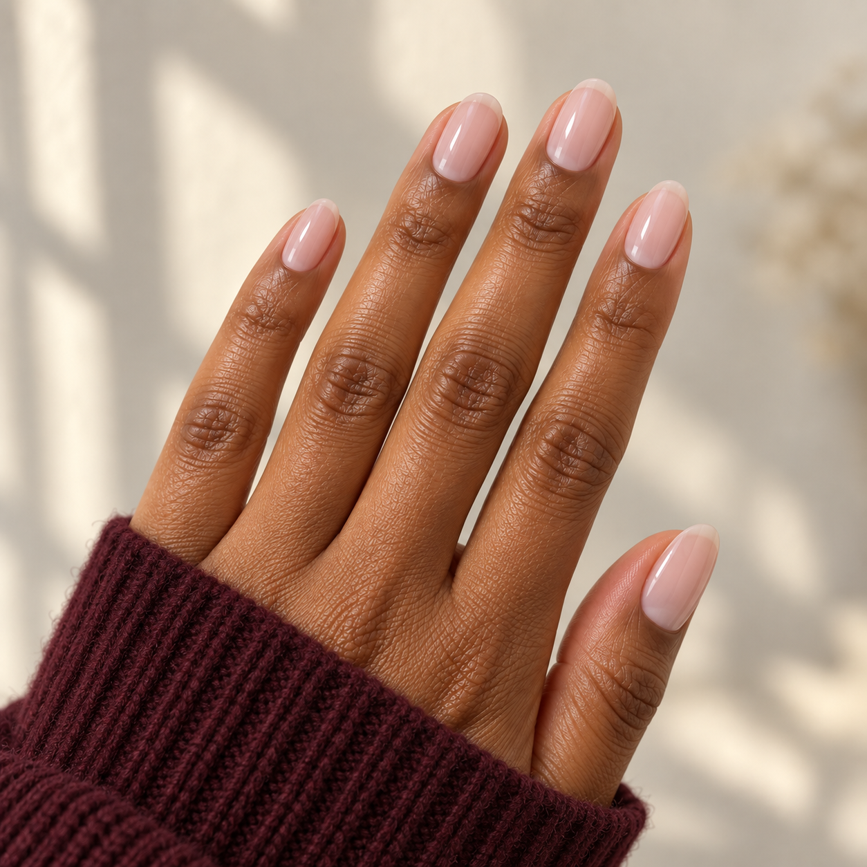 Sheer manicure