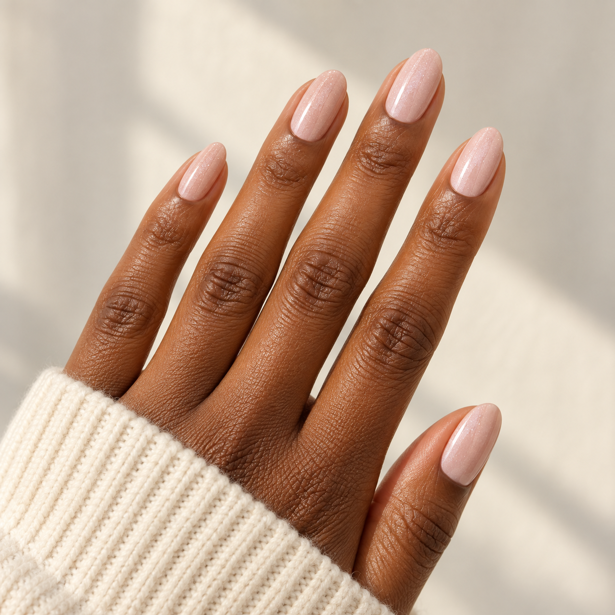 Cute shimmer nails