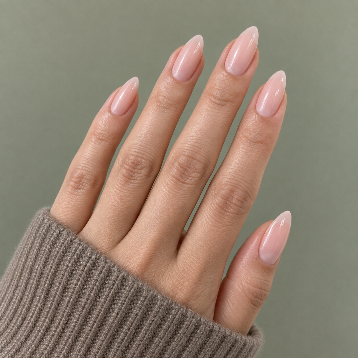 Long nude almond set