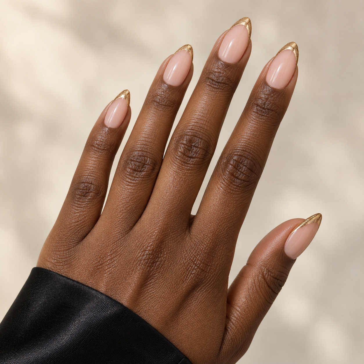 Prom gold accent almond set