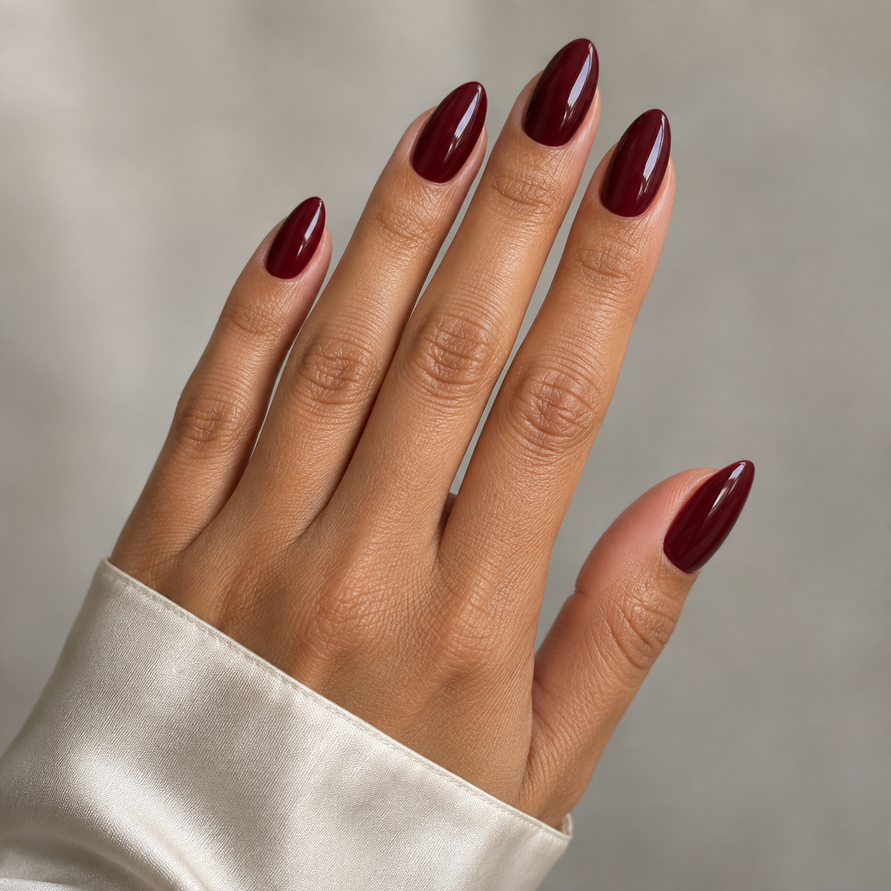 Burgundy almond set